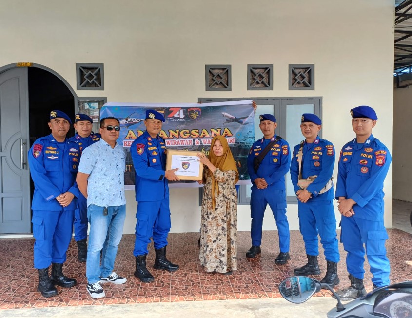 HUT Korpolairud ke-74, Kasat Polair Polres Kubar Gelar Anjangsana dan Jalin Silaturahmi dengan Purnawirawan KUBAR 1