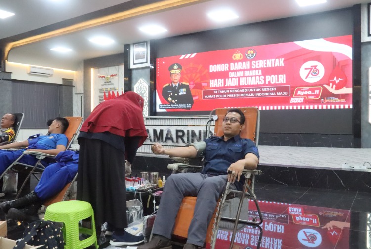 Polresta Samarinda Gelar Donor Darah dalam Rangka HUT Humas Polri ke-73 WhatsApp Image 2024 10 30 at 10.31.10