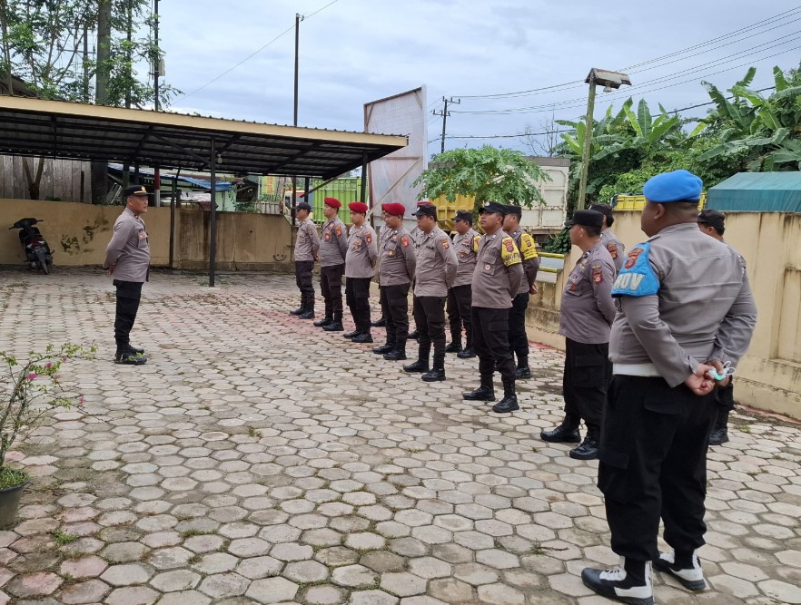 Polres Bontang bersama Polresta Samarinda Gelar Pengamanan Kampanye Akbar btg 1