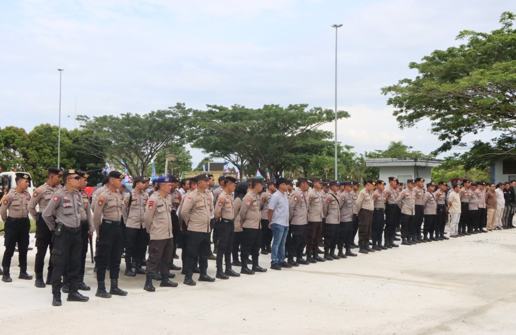 Polres PPU Gelar Pengamanan Kampanye Akbar Pada Masa Tahapan Pilkada 2024 ppu 1