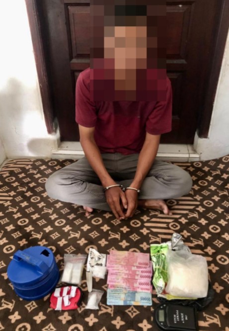 Terus Berantas Narkoba, Ditresnarkoba Polda Kaltim Amankan Satu Tersangka Bawa 1,1 Kg Sabu di Samarinda sabu