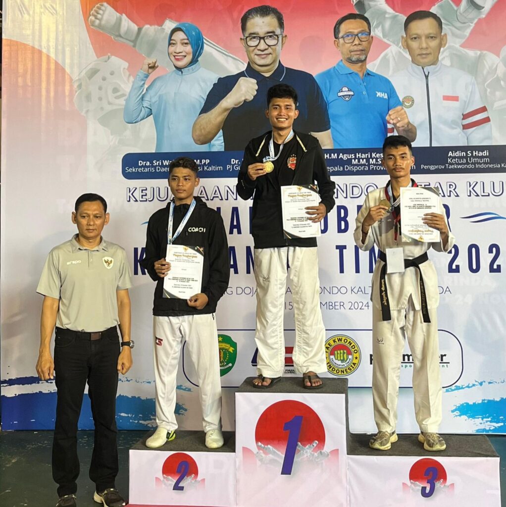 Raih Prestasi, Bripda Satria Wijaya Atlet Taekwondo Polres Mahulu Berhasil Sabet Emas di Piala Gubernur Kaltim 2024 WhatsApp Image 2024 12 16 at 09.19.41
