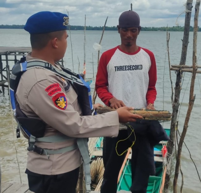 Sosialisasi Keselamatan Berlayar di Pesisir Pondong Baru paser 2