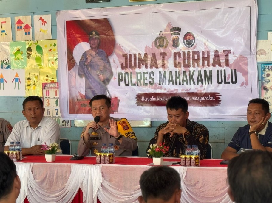 Wadah Aspirasi dan Keluhan Masyarakat, Polres Mahulu Gelar Jum’at Curhat mahulu