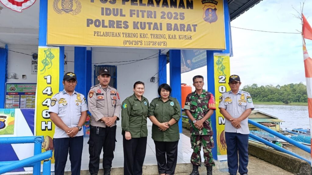 Pospol Tering bersama Stakeholder Terkait Siagakan Pengamanan untuk Arus Mudik di Pelabuhan Tering WhatsApp Image 2025 04 03 at 16.57.03