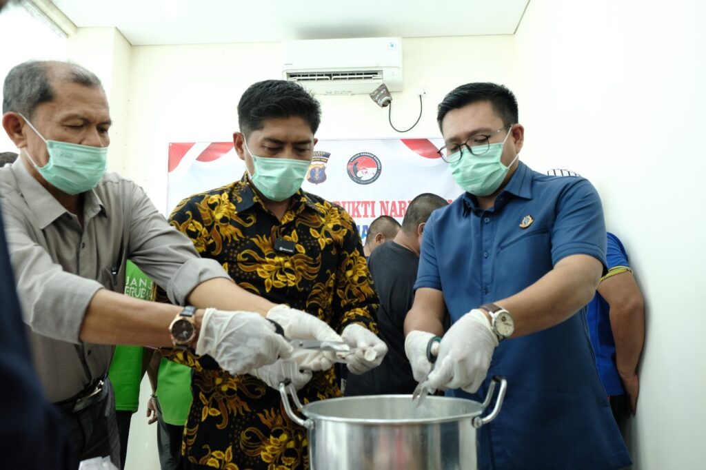 Berantas Narkoba, Polres Berau Musnahkan Sabu 918,61 Gram dari 13 Kasus Tindak Pidana 3 1