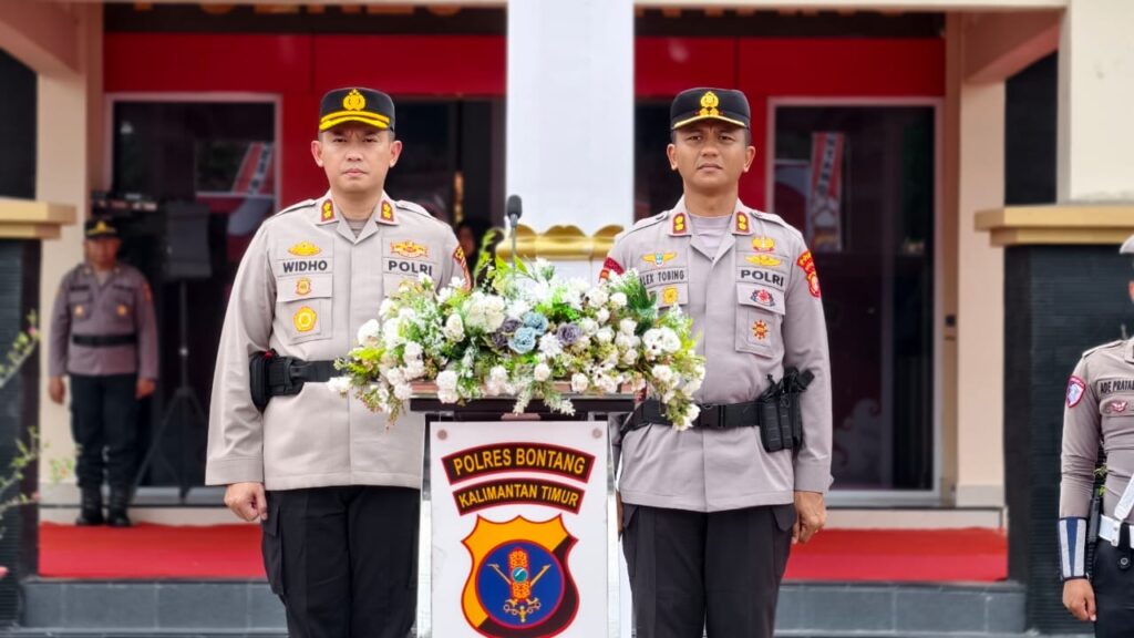 Gelar Welcome dan Farewell Parade, Polres Bontang Sambut Kedatangan Kapolres Baru WhatsApp Image 2025 07 12 at 12.02.43