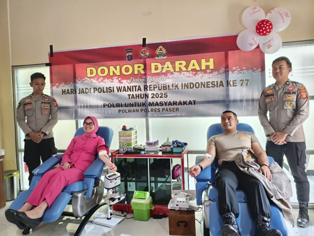 Sambut Hari Polwan ke-77, Polwan Polres Paser Gelar Aksi Donor Darah WhatsApp Image 2025 08 21 at 14.44.22