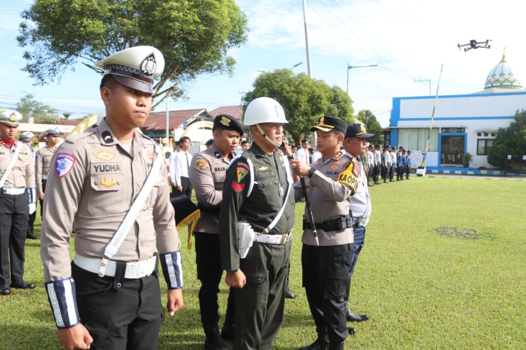 Polres Berau Gelar Apel Kesiapan Operasi Zebra Mahakam 2025, 230 Personel Diterjunkan berau