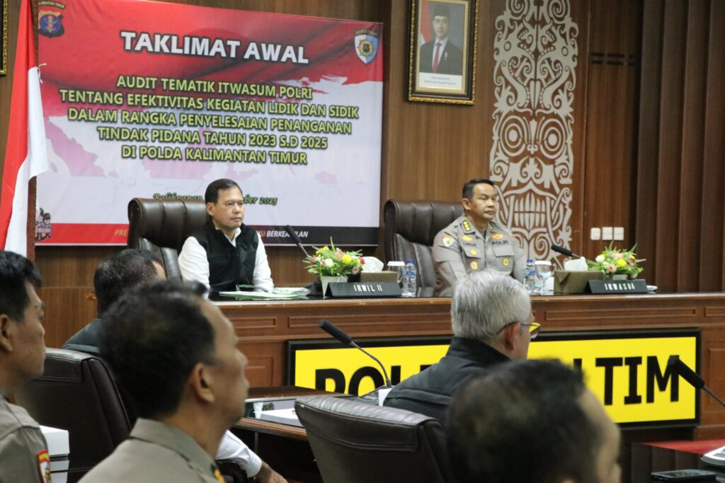 Polda Kaltim Gelar Taklimat Awal Audit Tematik Itwasum Polri Tahun 2025 WhatsApp Image 2025 12 15 at 12.30.58