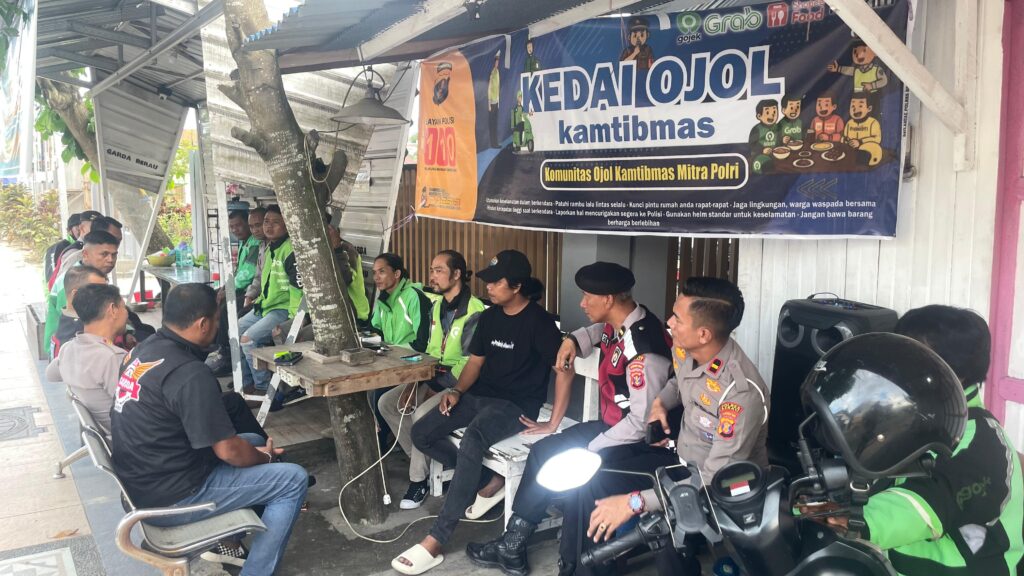 Polres Berau Ajak Komunitas Ojol Perkuat Keselamatan dan Ketertiban Lewat Forum Edukasi & Curhat berau