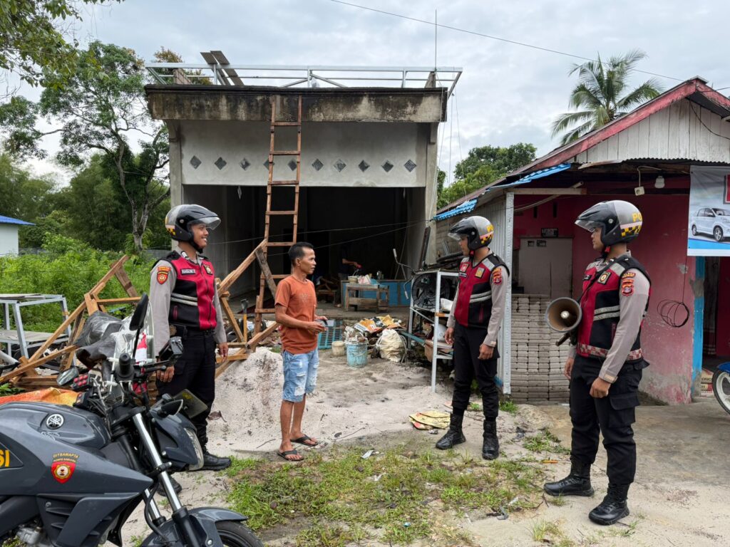 Cegah Premanisme, Sat Samapta Polres PPU Intensifkan Sambang dan Berikan Himbauan Kamtibmas ppu 1