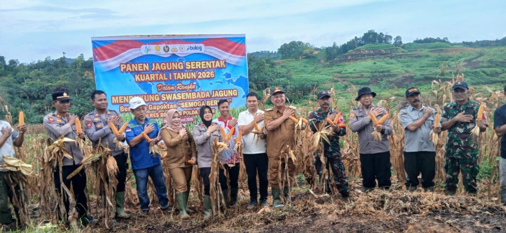Sinergi Polres Bontang dan Petani, Panen Jagung 45 Ton Perkuat Ketahanan Pangan WhatsApp Image 2026 03 30 at 21.31.59