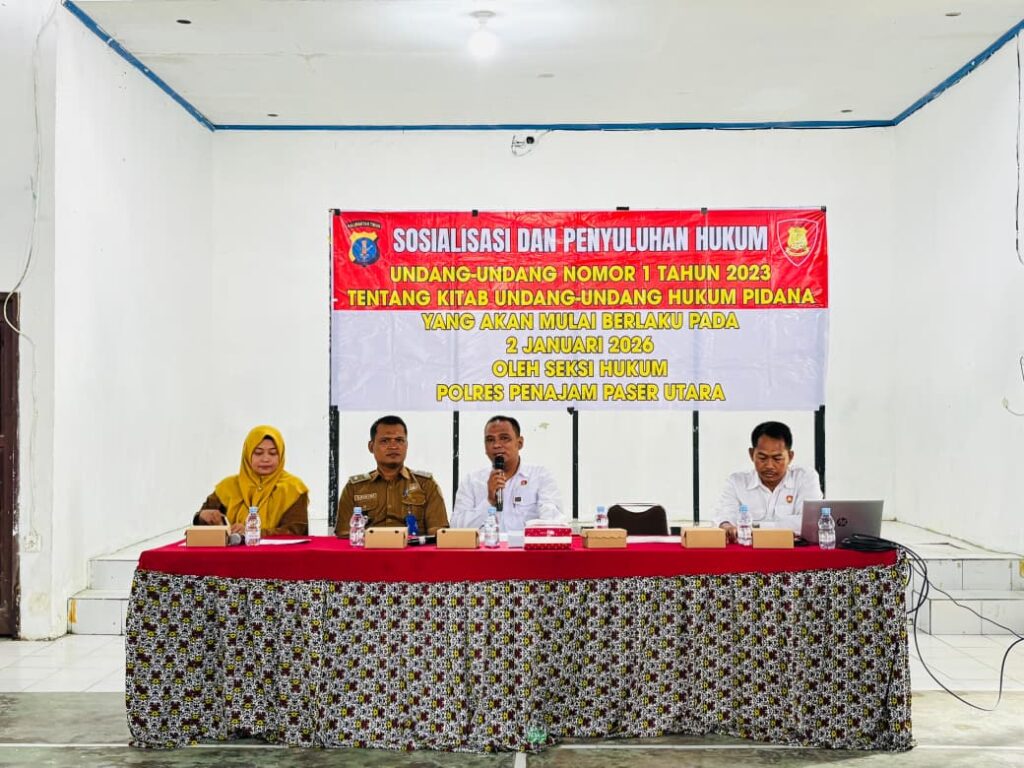 Tingkatkan Kesadaran Hukum Masyarakat, Polres PPU Gelar Penyuluhan KUHP Baru di Desa Babulu Laut WhatsApp Image 2026 04 07 at 11.37.54 1