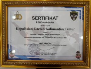Polda Kaltim Raih Peringkat Pertama Nasional, Kapolda: Bukti Komitmen Nyata Berantas Korupsi 1 WhatsApp Image 2026 04 29 at 14.01.31