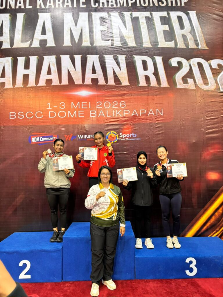 Torehkan Prestasi Gemilang, Bripda Nanda Amelia Ahrida Raih Dua Medali di Kejurnas Karate Piala Menhan 2026 WhatsApp Image 2026 05 04 at 14.03.43