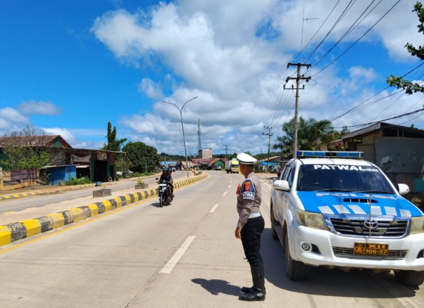 Ciptakan Lalu Lintas Aman dan Tertib, Sat Lantas Polres Kutim Optimalkan Turjawali image 8 1