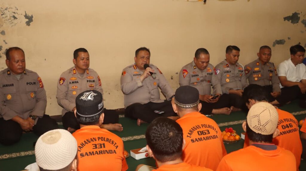 Polresta Samarinda Gelar Makan Bersama Tahanan Rutan Dalam Momentum Idul Adha 1447 H smd