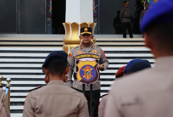 Kapolda Kaltim Pimpin Upacara Korp Kenaikan Pangkat 966 Personel, Tekankan Peningkatan Profesionalisme serta Dedikasi Pengabdian WhatsApp Image 2026 06 30 at 15.32.52