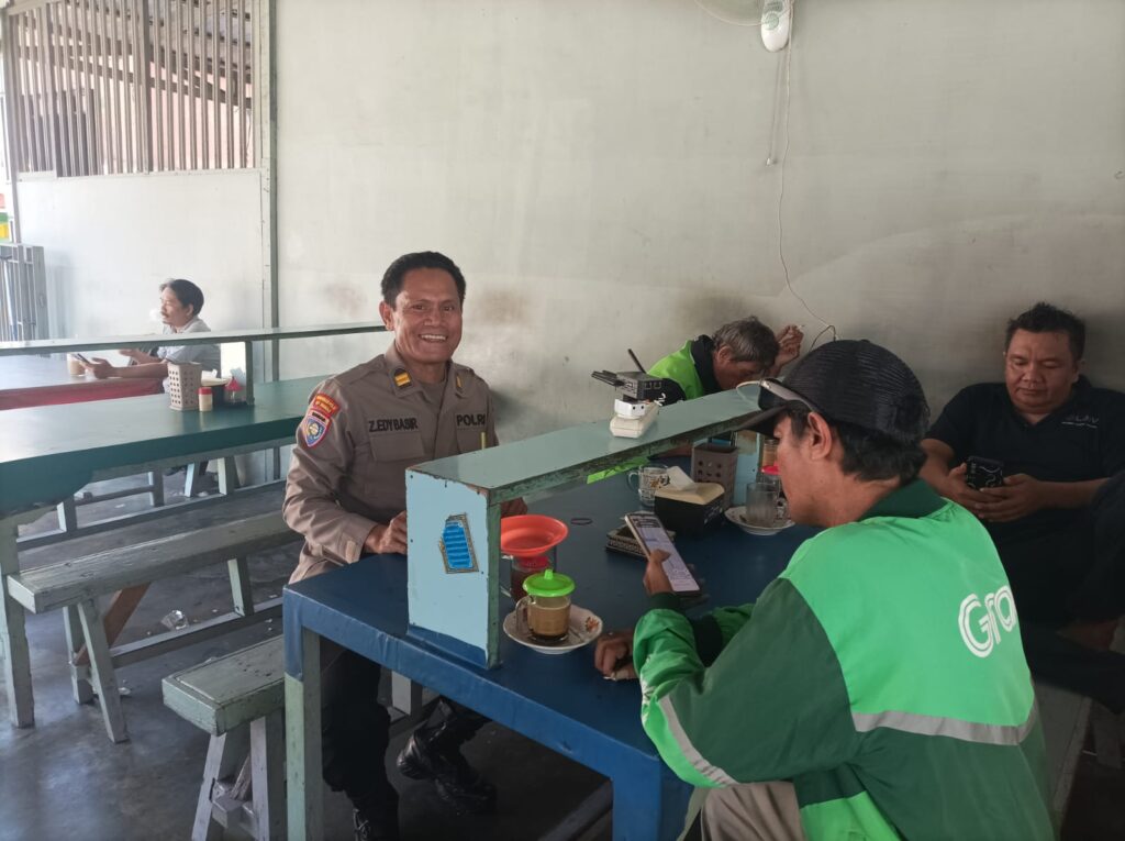 Dit Binmas Polda Kaltim Jalin Silaturahmi dengan Komunitas Ojek Online, Tampung Aspirasi Terkait Balap Liar binmas