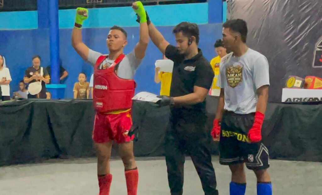 Bripda Wahid Fajar Raih Emas di Arkan Sparing Night Vol. 10, Harumkan Nama Satbrimob Polda Kaltim brimob 1