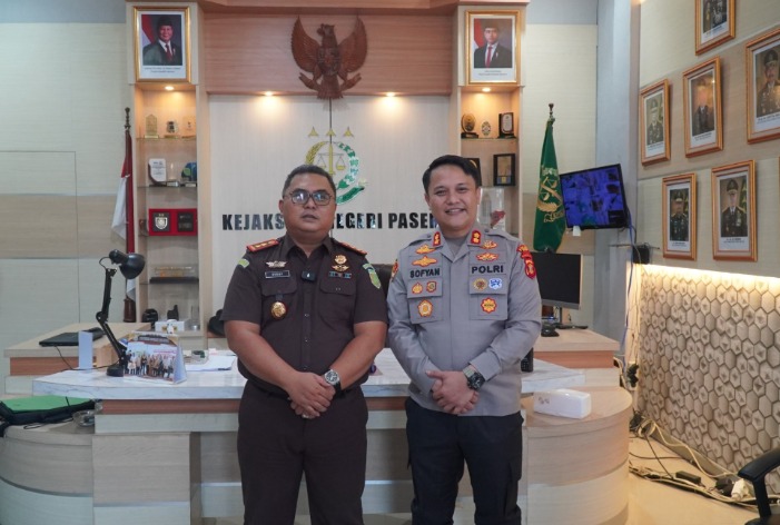 Perkuat Sinergitas dan Penegakan Hukum, Kapolres Paser Kunjungi Kantor Kejaksaan Negeri image 9 1
