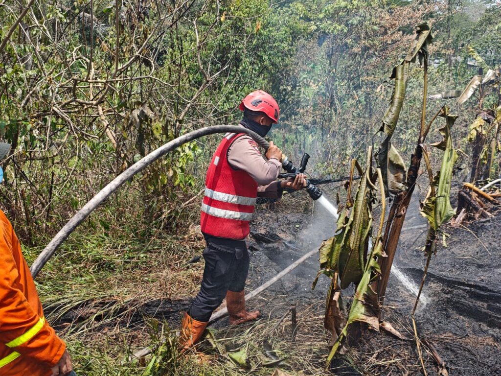Satgas Karhutla Batalyon A Pelopor Bergerak Cepat, Padamkan dan Dinginkan Lahan di Samboja Barat WhatsApp Image 2026 09 05 at 14.25.44