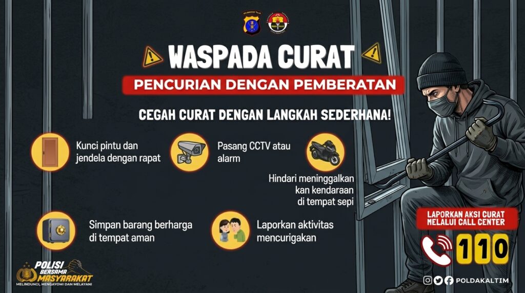 Jangan Beri Ruang Pelaku Curat! Keamanan Dimulai dari Diri Kita Gemini Generated Image 8w51wn8w51wn8w51